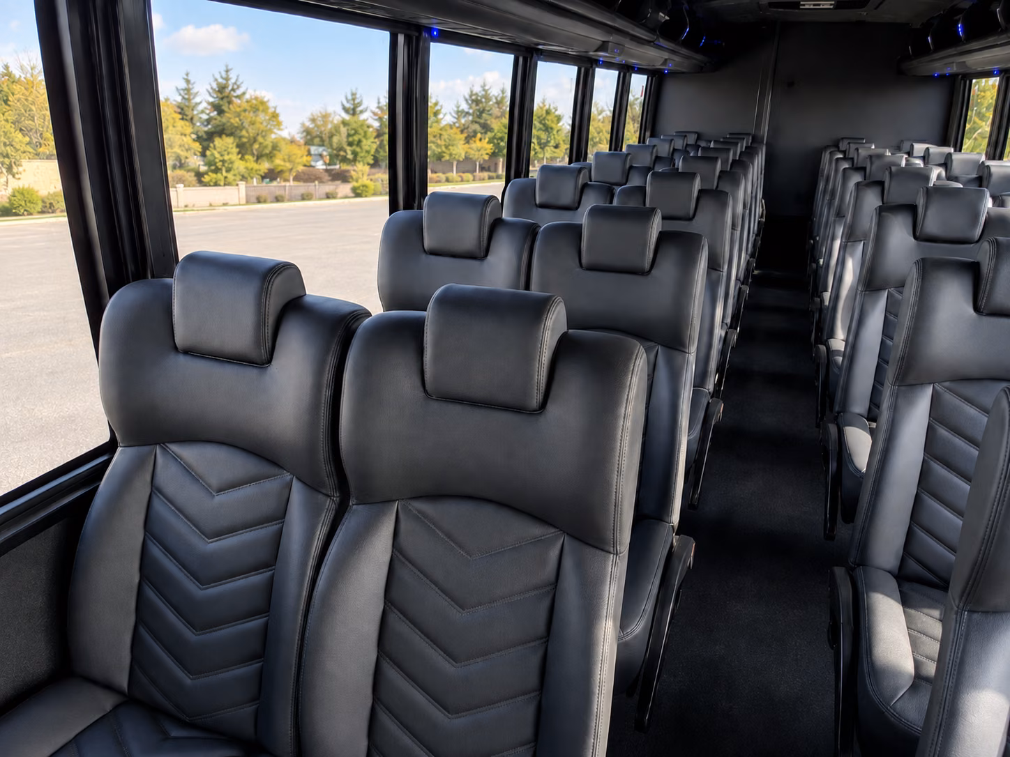 18 passenger minibus inside