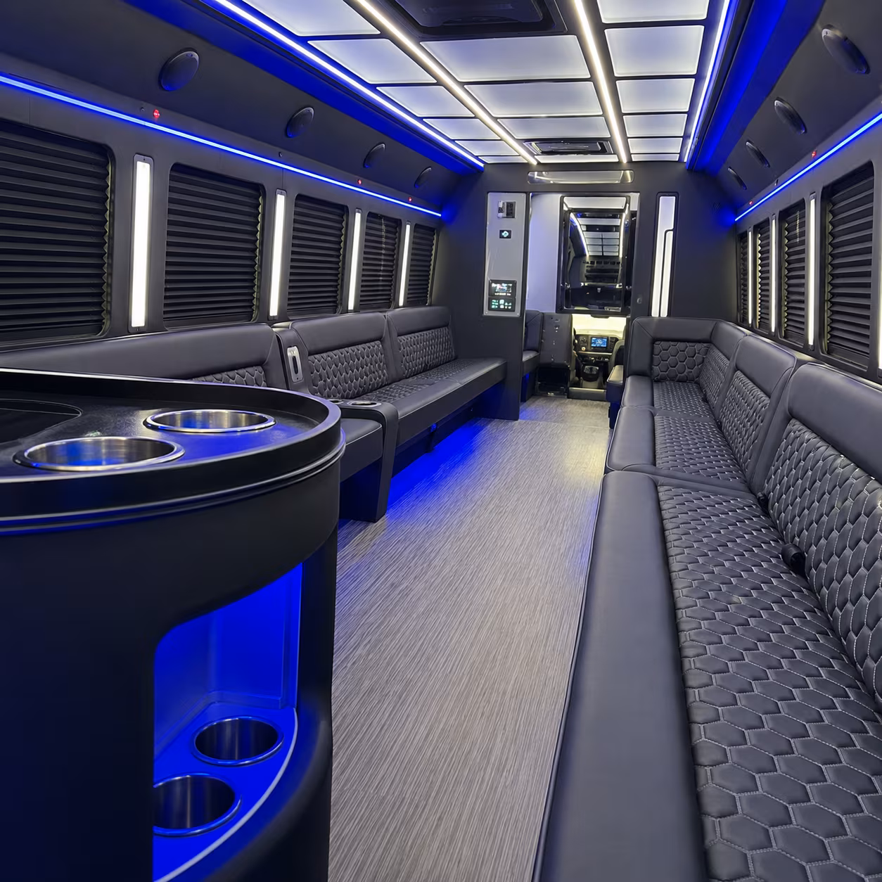 party bus interior