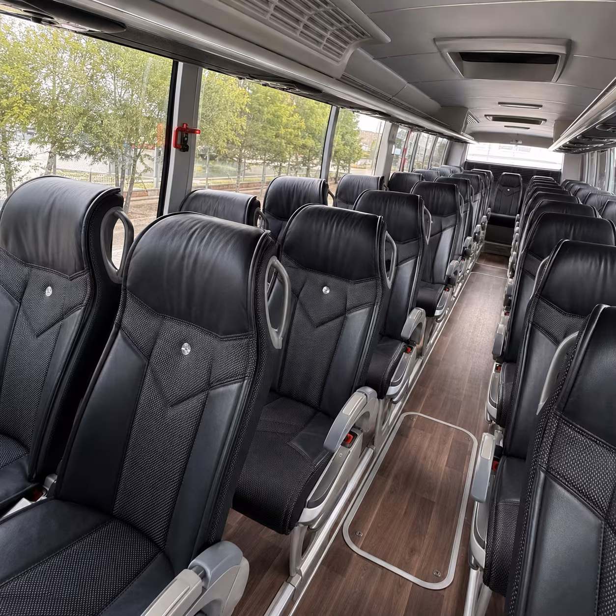 toledo charter bus interior