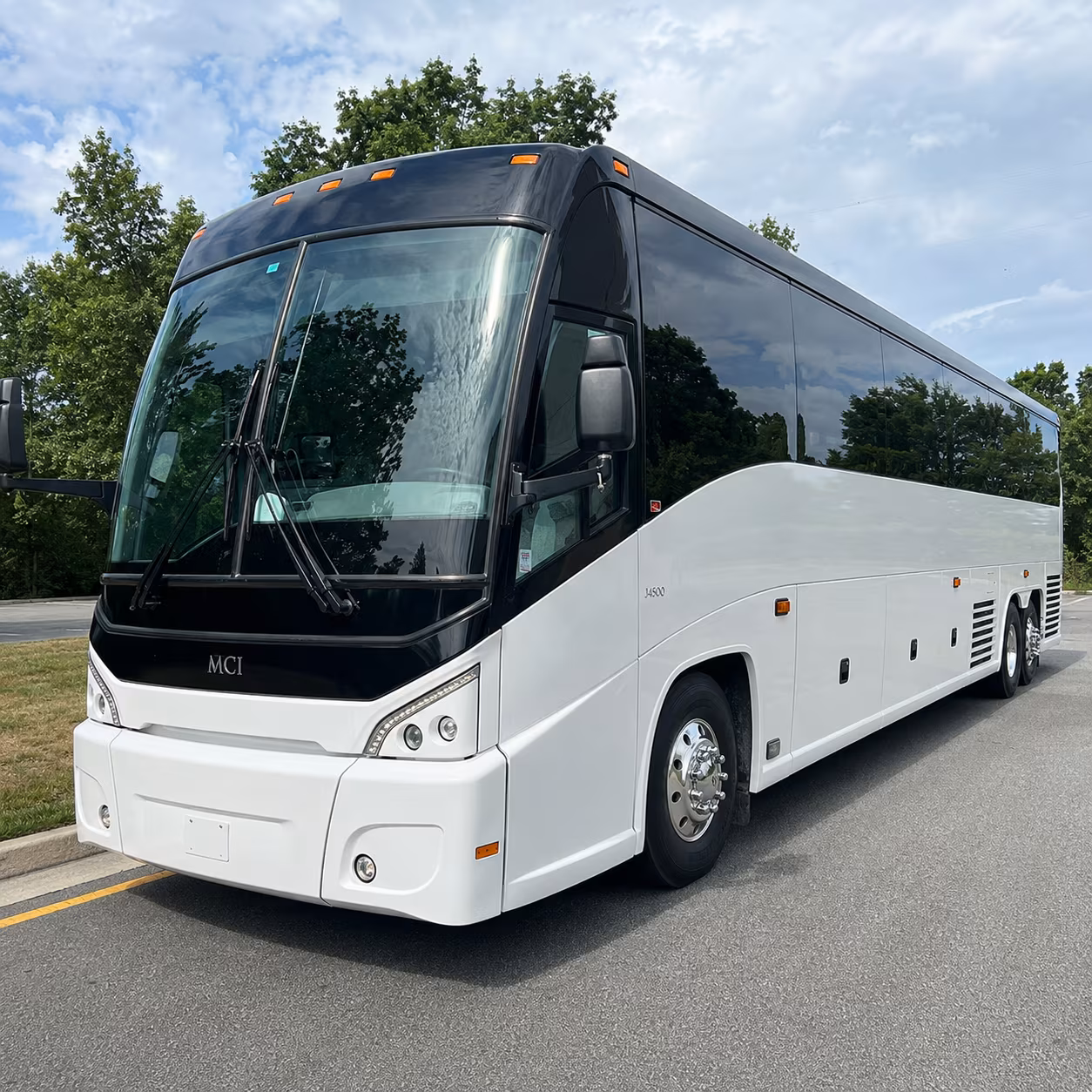 toledo charter bus rental exterior