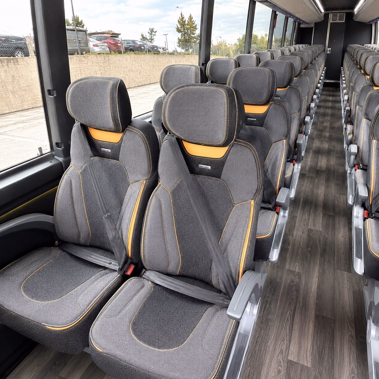 toledo employee transportation onboard seating