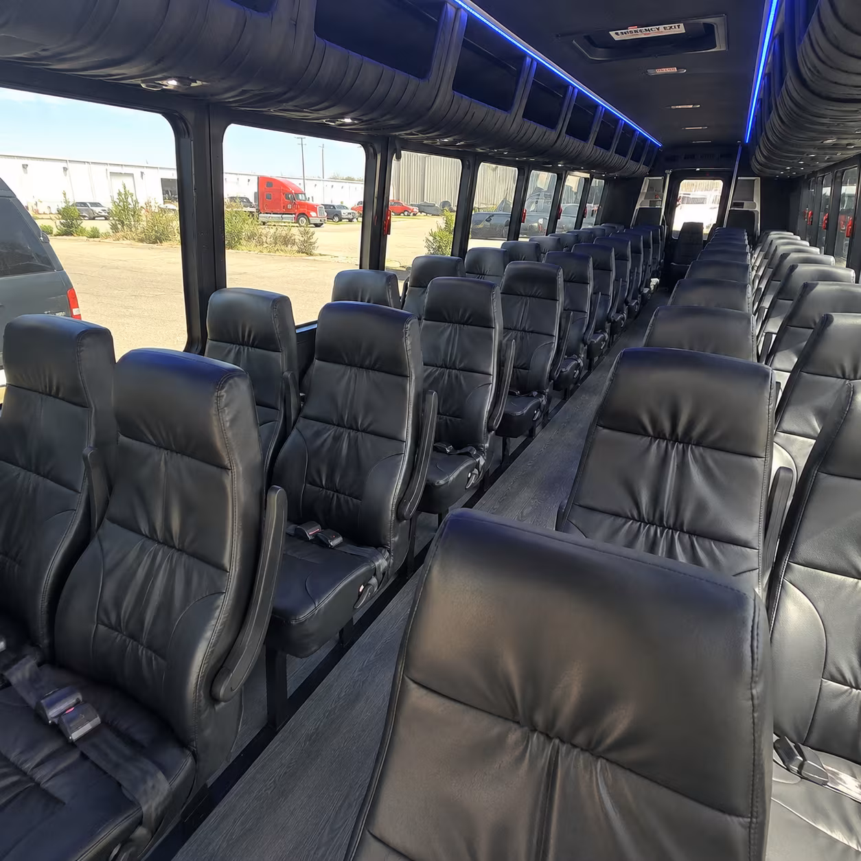 toledo long distance transportation onboard seating