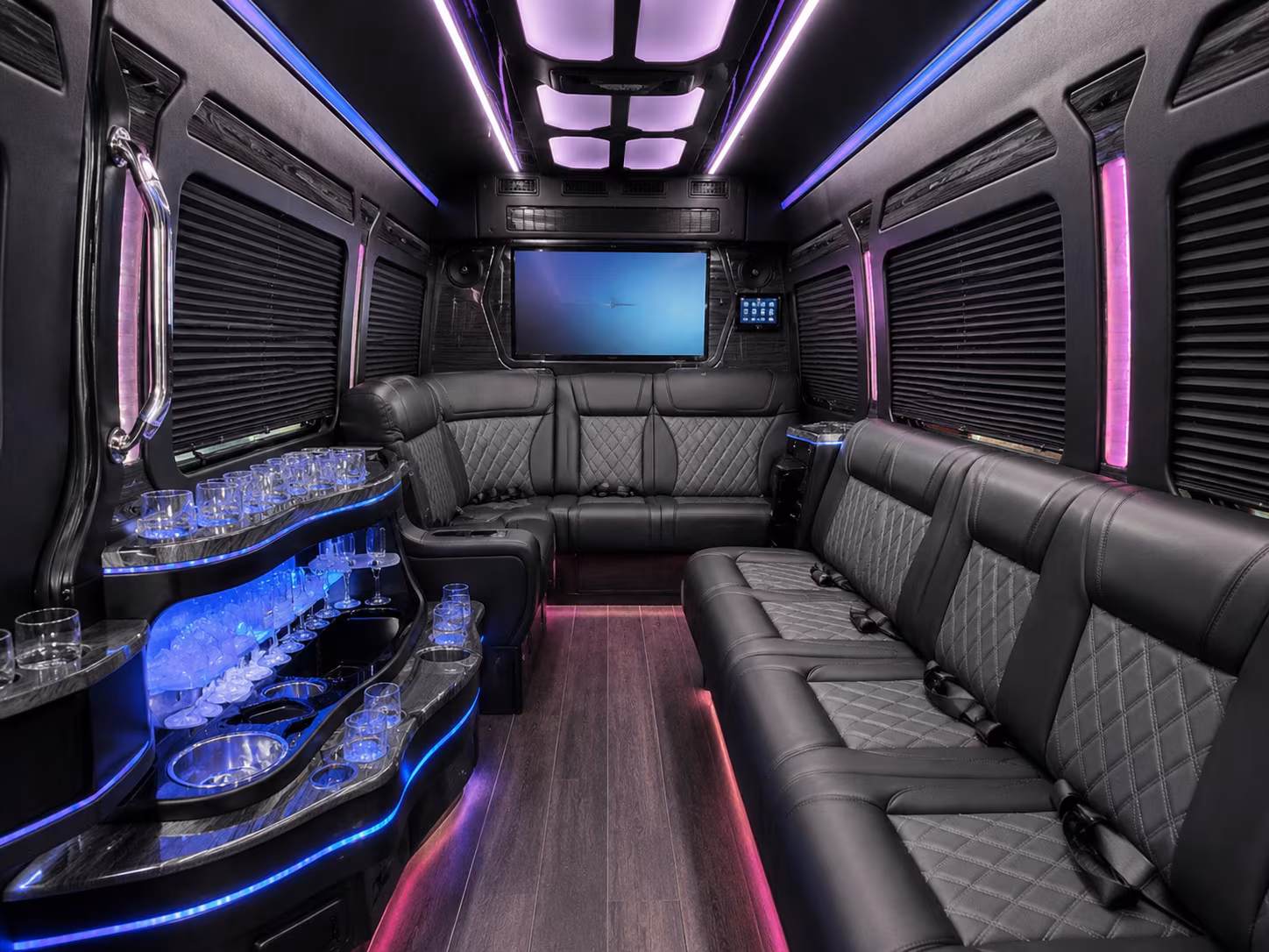 toledo private event transportation onboard seating